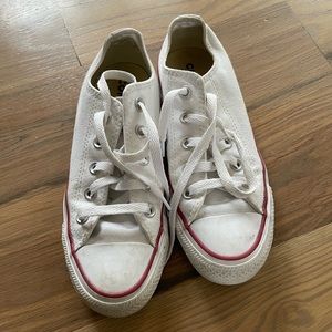 White Converse- Women’s Size 6